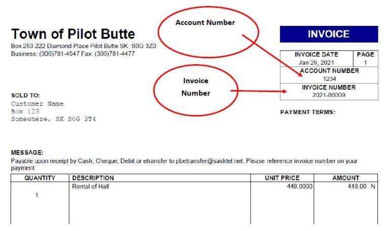 Accounts Receivable Sample