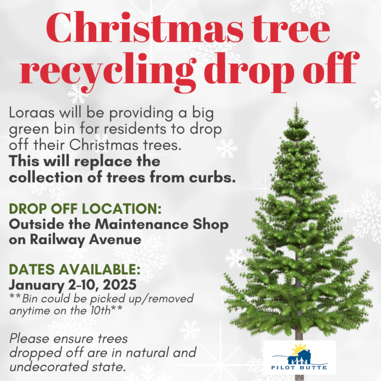 Christmas tree recycling drop off 2025