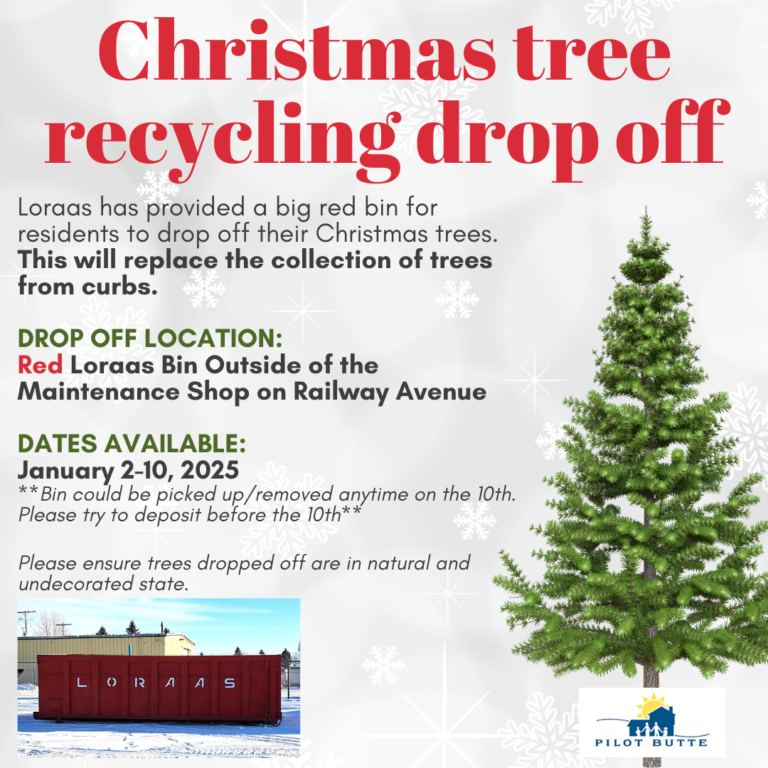 Christmas tree recycling drop off