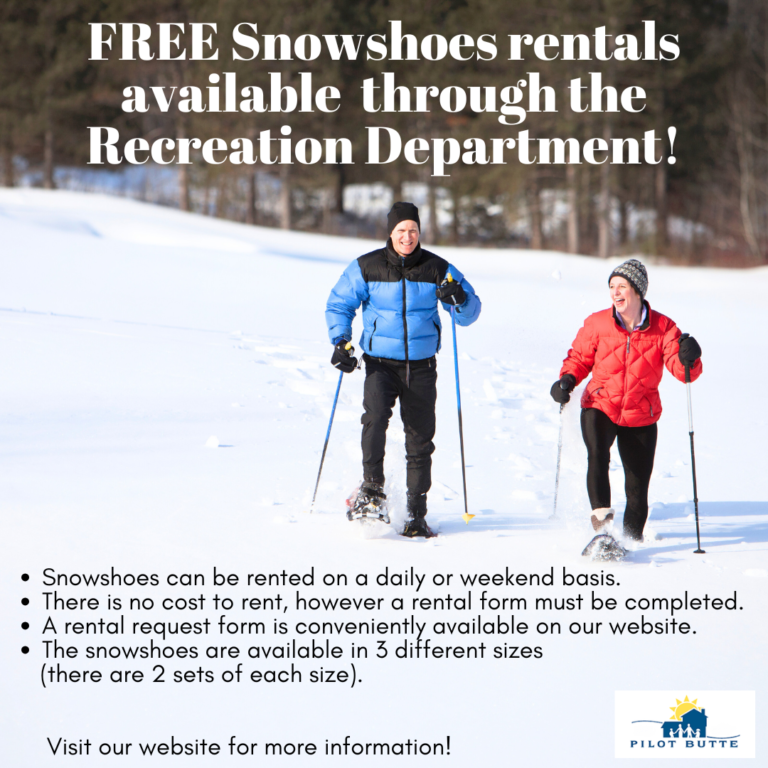 Free snowshoe rentals