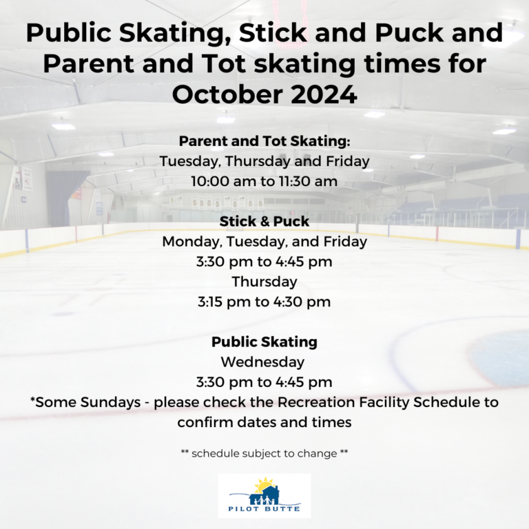 October Skate times