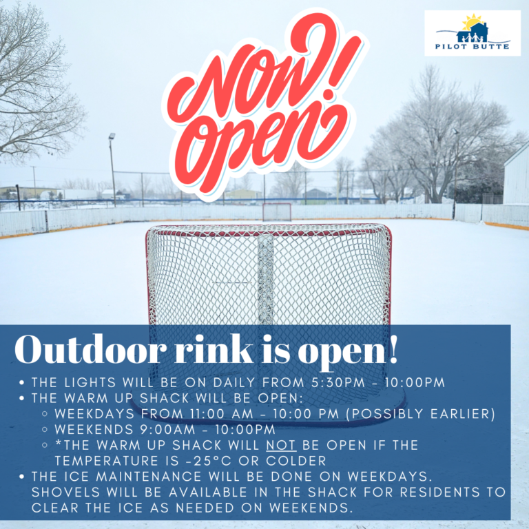 Outdoor Rink now open