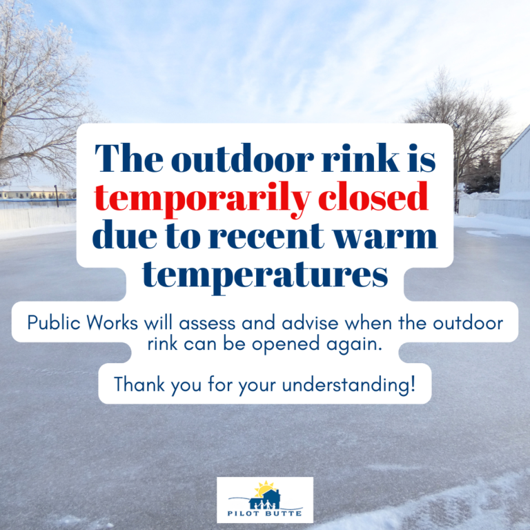 Outdoor rink temporarily closed