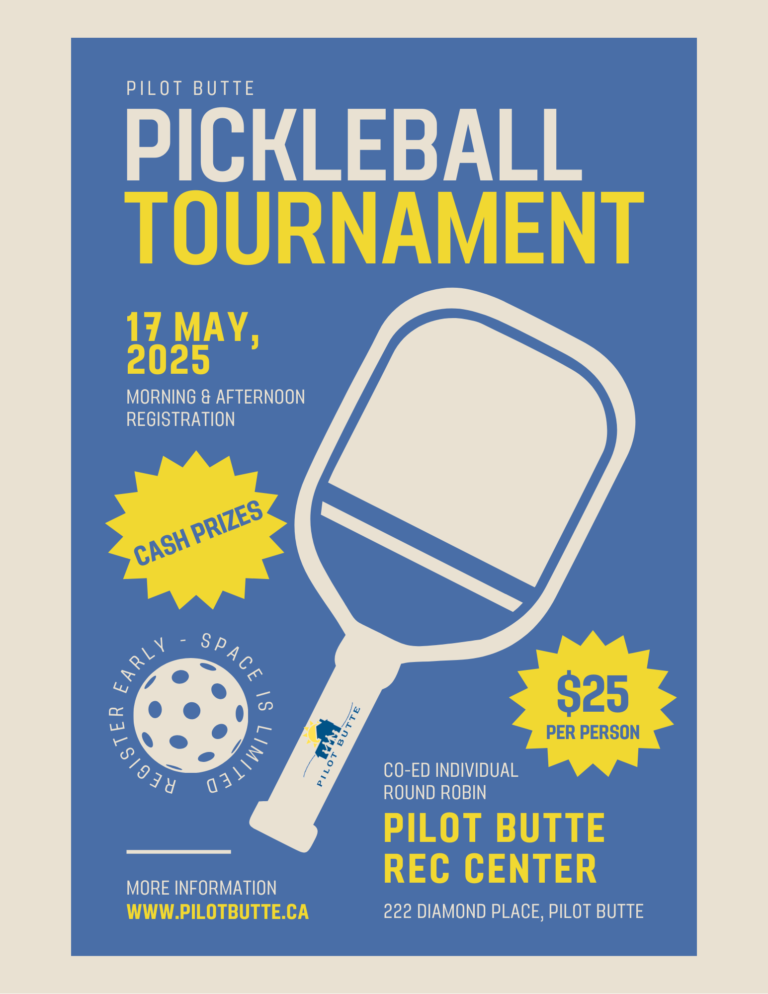 Pickleball Tournament Event Flyer
