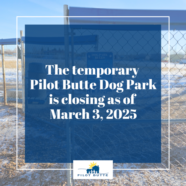 Pilot Butte dog park pilot project closing March 3rd