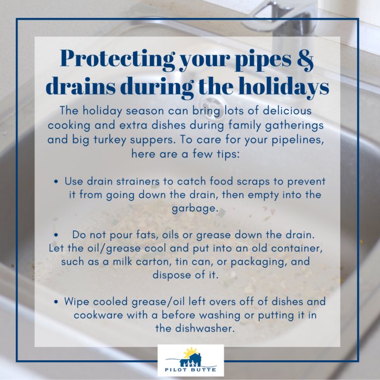 Protecting your pipes drains during the holidays