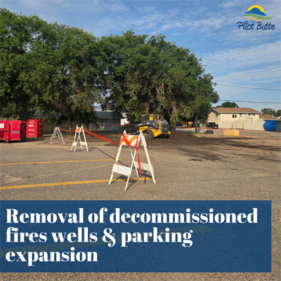 Rec_Centre_fire_well_removalparking_lot_expansion_project