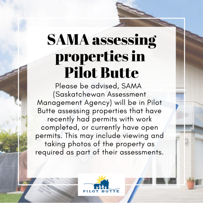 SAMA assessing properties in Pilot Butte