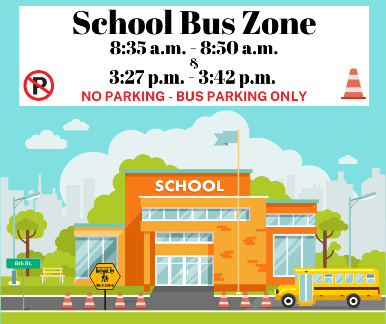 School bus zone times