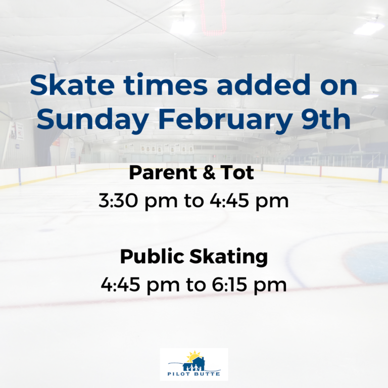 Skate times added on Feb 9th