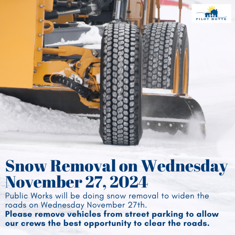 Snow removal Nov 27th