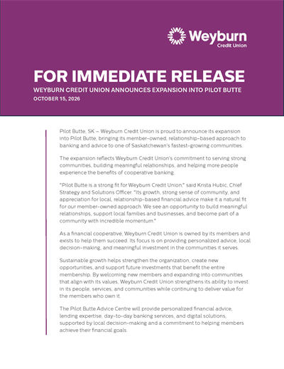 Weyburn_Credit_Union_MediaRelease_Page_1
