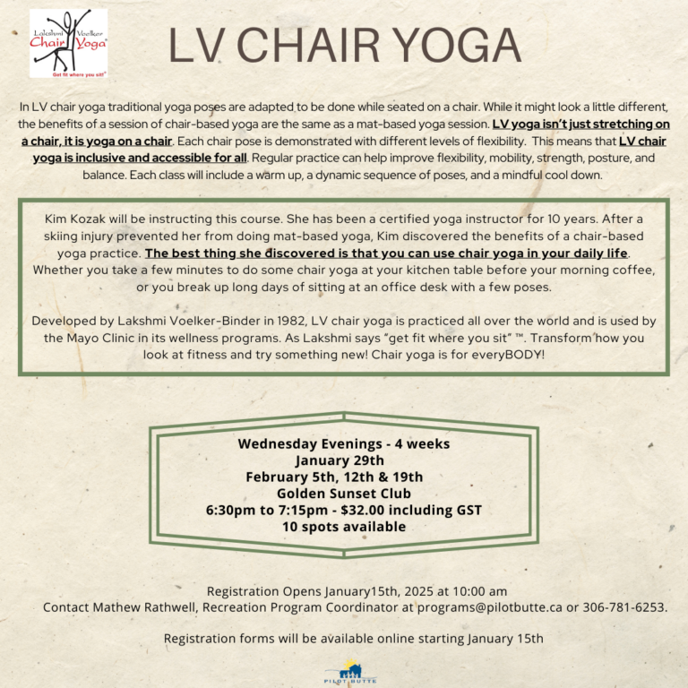 Winter 2025 Chair Yoga
