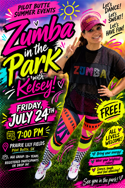 Zumba_in_the_Park_with_Kelsey_poster
